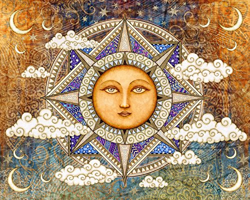 Tapestry Celestial Sun Dial by Artist Dan Morris
