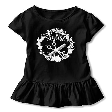 Amazon Com Louise Morrison Hair Stylist Toddler Girls Round Neck