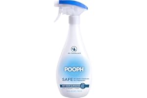 POOPH® Pet Odor Eliminator Spray - Patented NO Fragrance NO Harsh Chemicals Organic Odor Eliminator Works On-Contact Home, Au