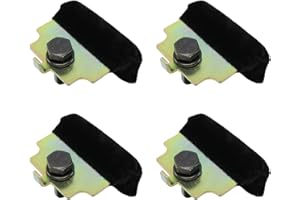 YSHAP Door Glass Anti-Rattle Cushion Kit Compatible with 1969-1982 Chevy Corvette C3 C4 - 4-Piece Set Side Window Anti-Rattle Cushion Kit