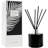 SILVURIA Reed Diffuser Set,Lavender Eucalyptus Fragrance Diffuser | 6.76fl.oz(200ml),6 Reed Diffuser Sticks,Long-Lasting Natural Essential Oil Gifts for Home,Bedroom