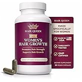 Hair Growth Supplement for Women with Thinning Hair – 100mg Iron, Biotin & Vitamin C – Reduces Shedding, Boosts Thicker Hair – 30 Vegan Capsules