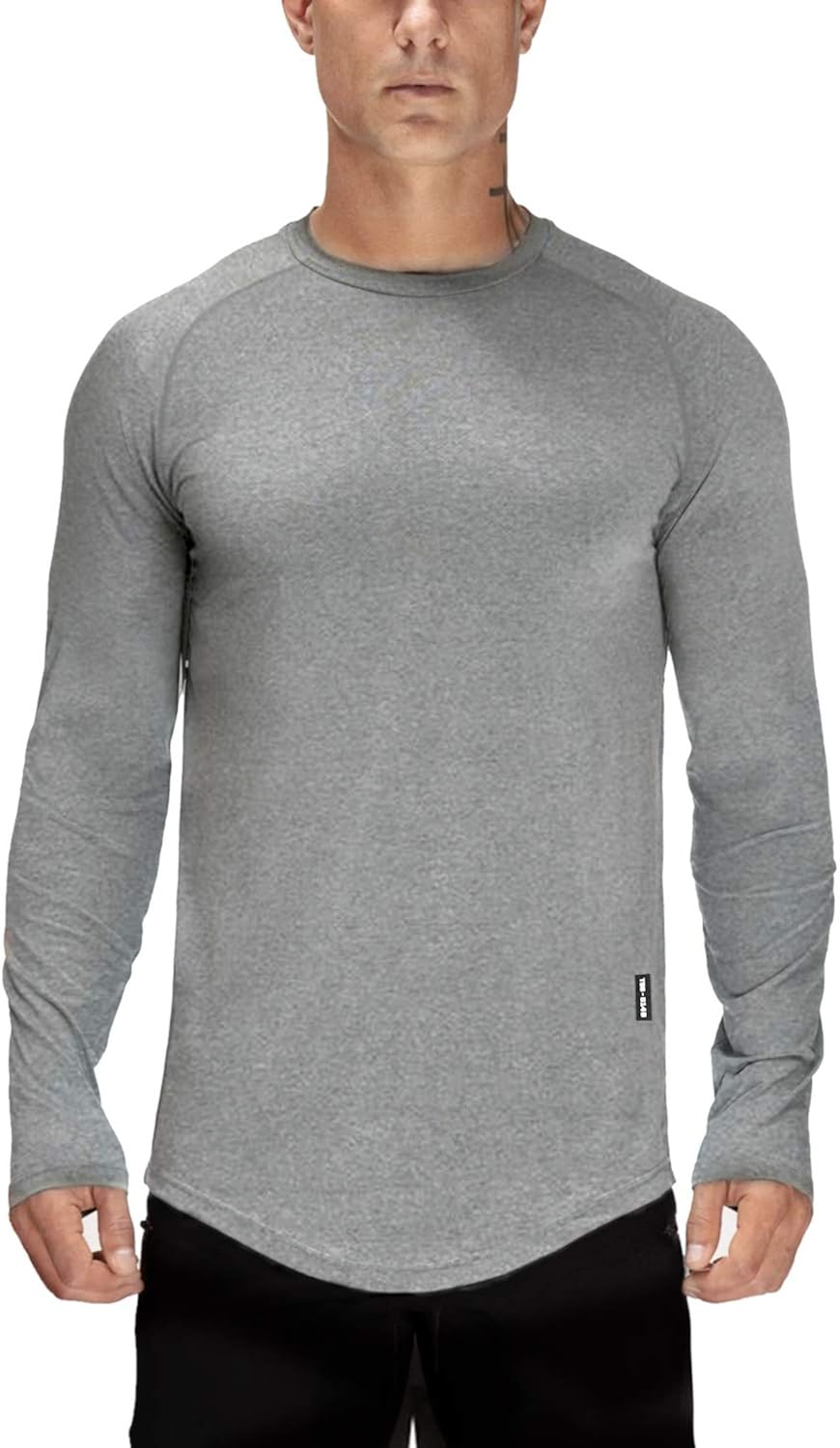 Mens Gym Workout Slim Fit Short Sleeve T-Shirt Cotton Performance Athletic Shirts Running Fitness Tee at  Men’s Clothing store