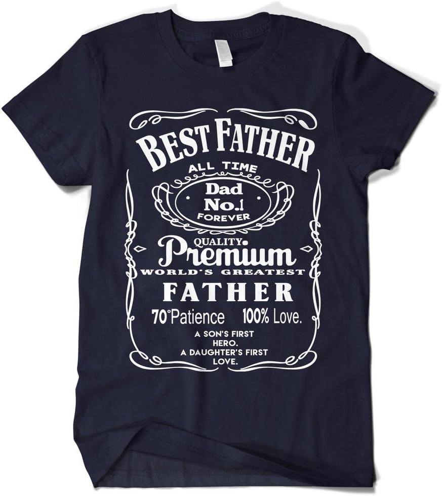 CybertelaMen's Best Father Premium Dad World's Greatest No.1 T-Shirt