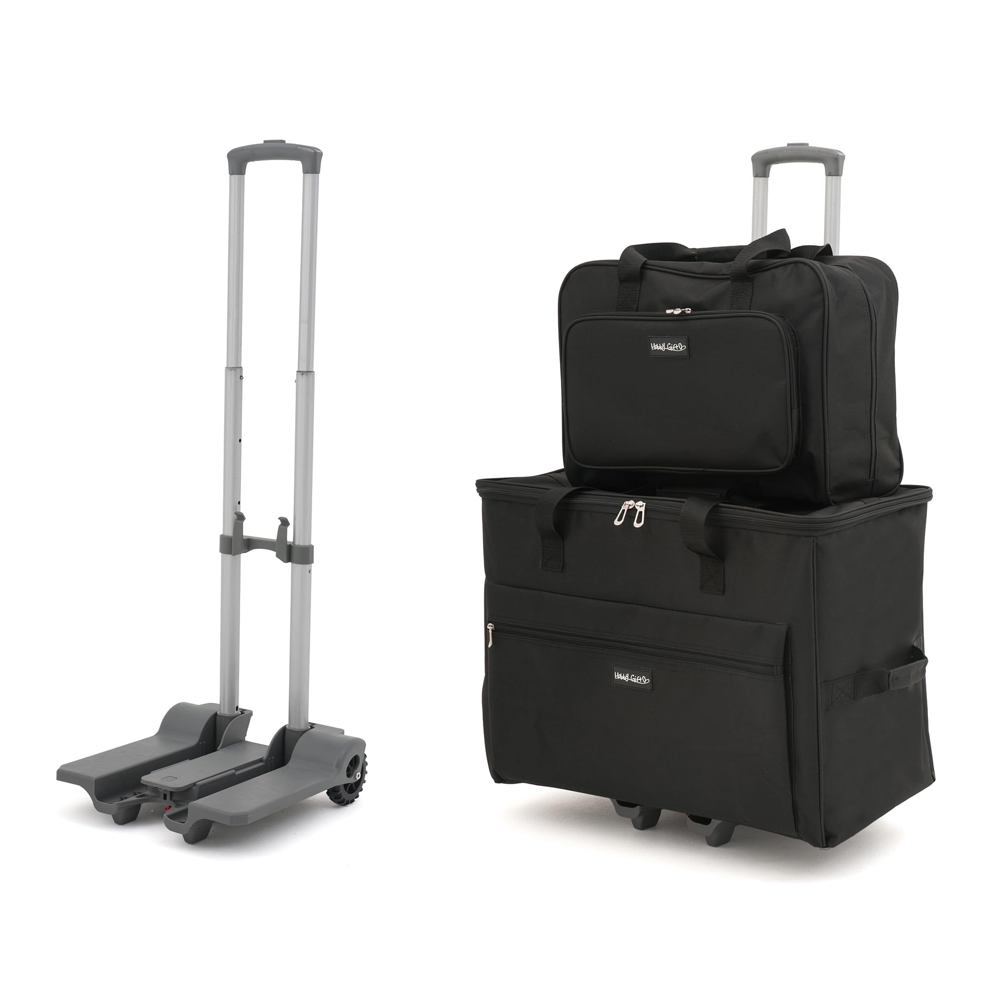 Hobby Gift Exclusive Large Sewing Machine Trolley Bag, Black