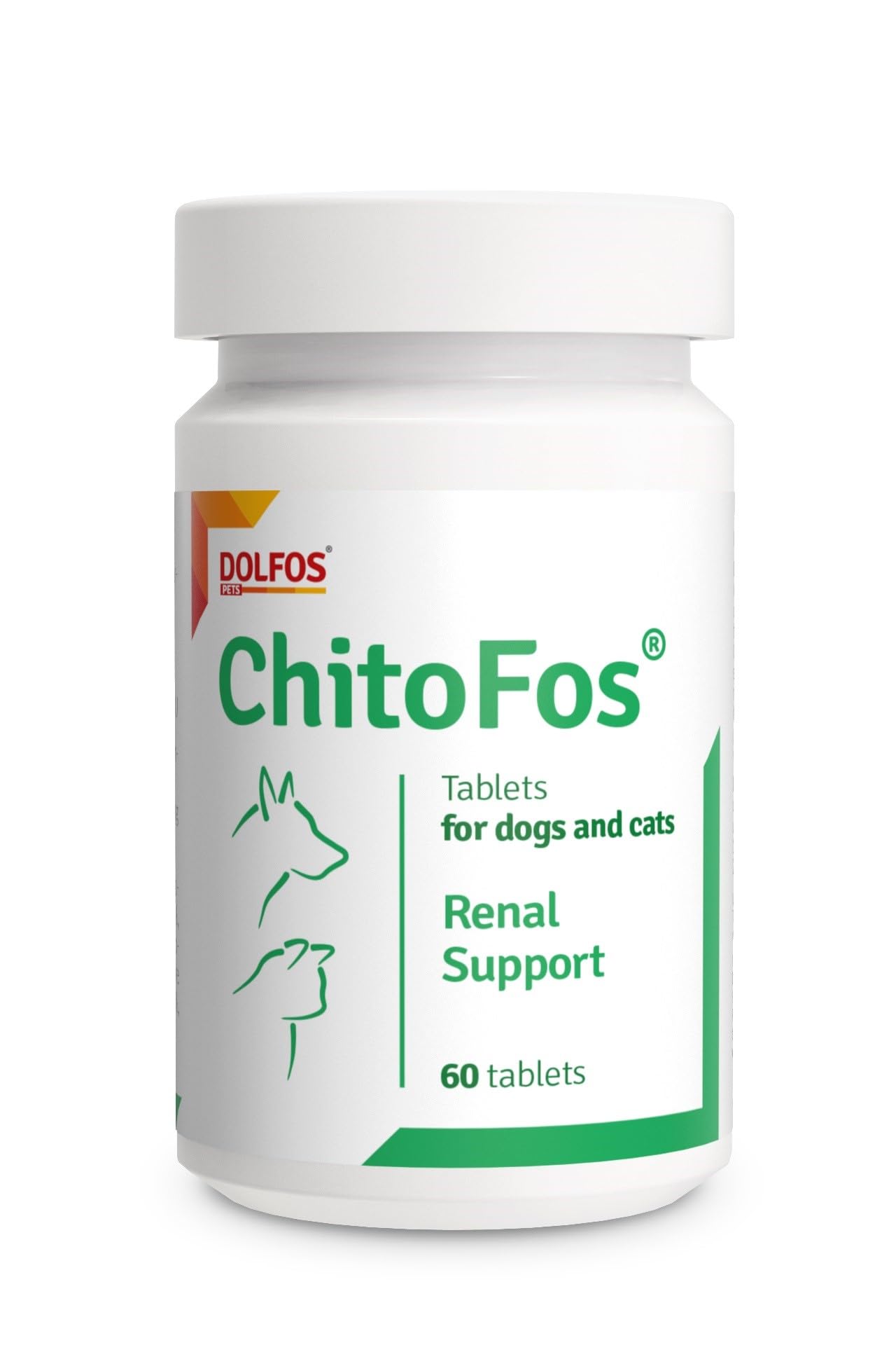 ChitoFos 60 Tablets Renal Support Chitosan for Cats and Dogs