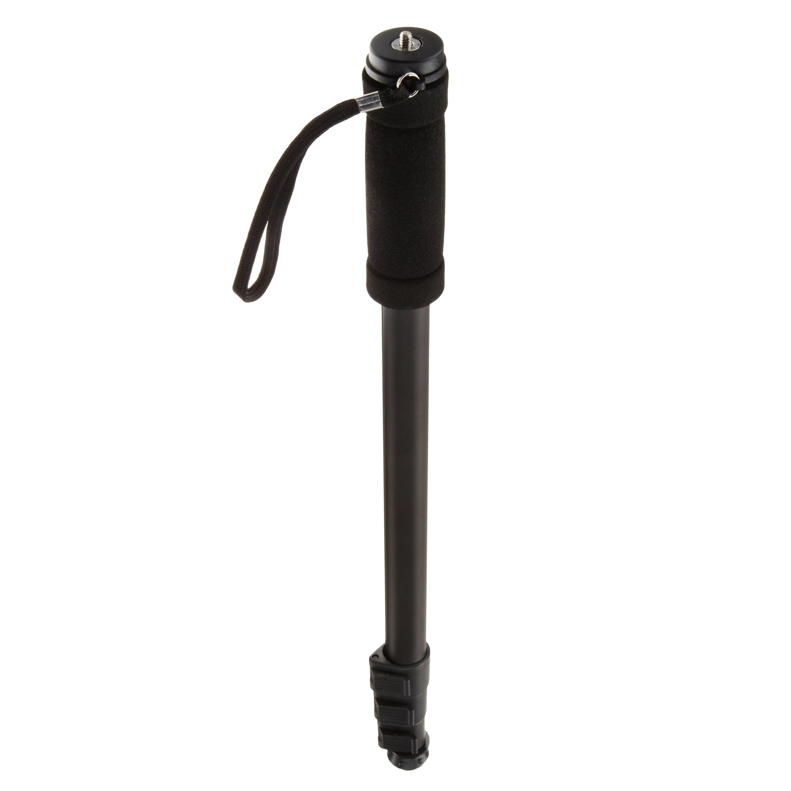 Amazon Basics Lightweight Portable Extendable Camera & Photography Monopod, Aluminum, Telescopic - 21 to 67 inch, Black