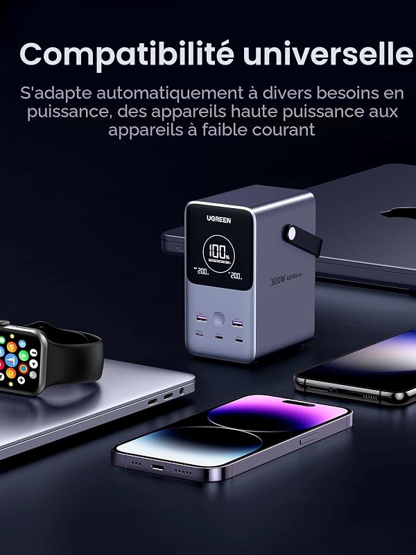Power Bank 300 W 48 000 mAh Charge Rapide Portable — photo 7 sur 8