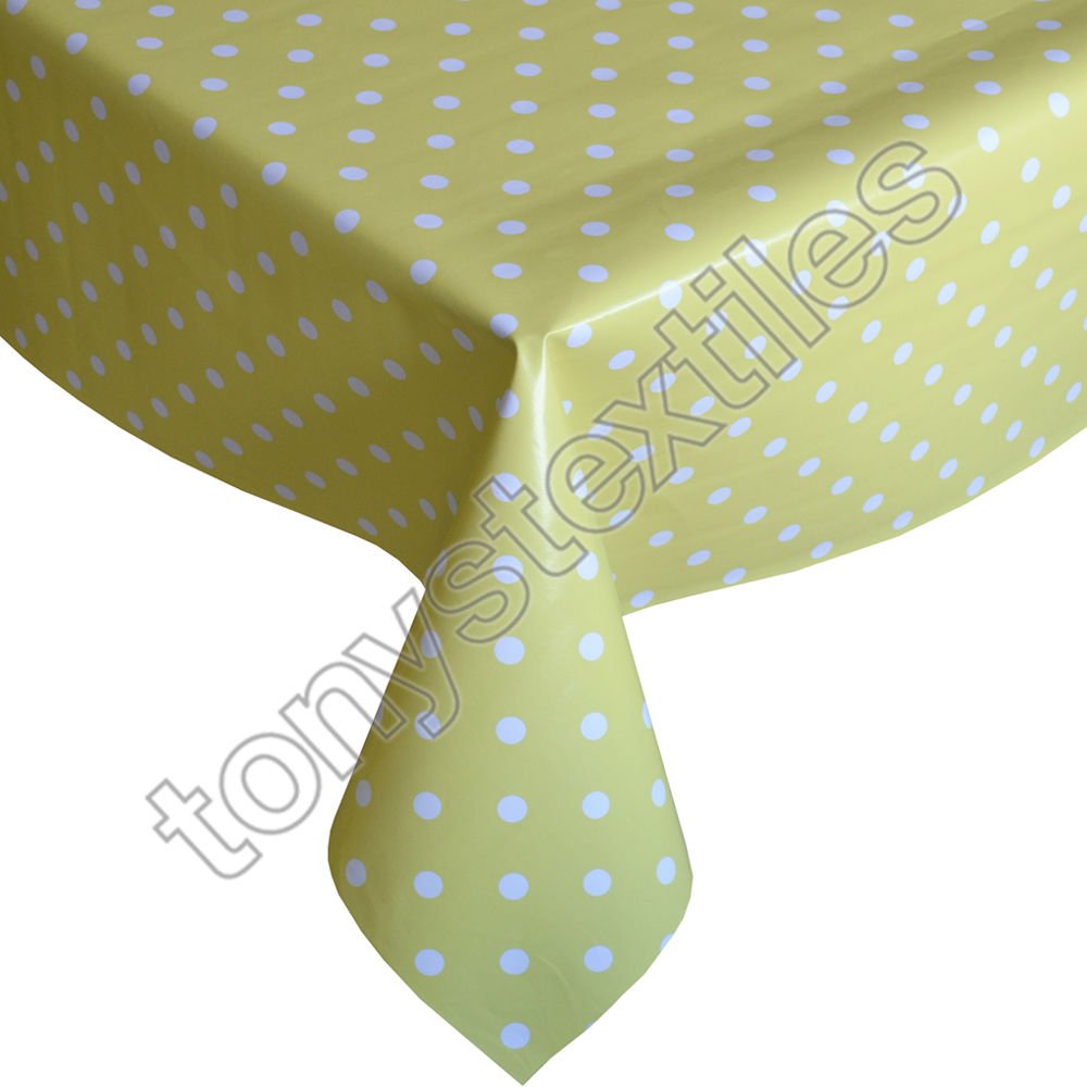 Küche Garten Grün kariert Tonys Textiles PVC-Tischdecke 280 x 137 cm