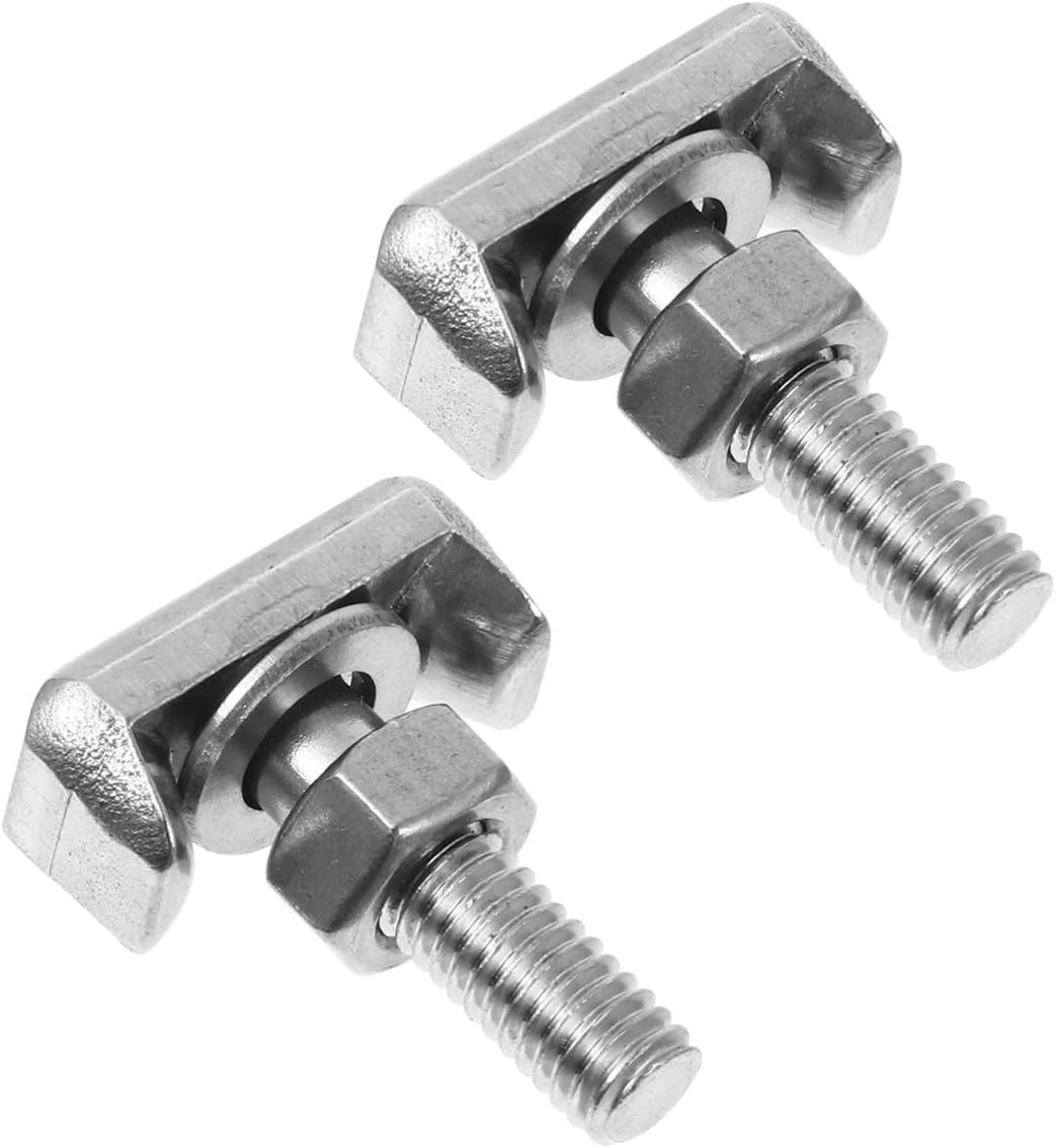 WINOMO 2pcs Battery Terminal T Bolt Battery Cable Tensioner Bolt Screw