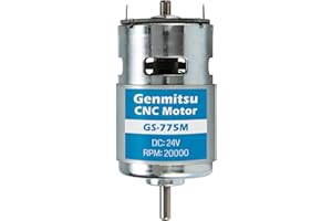 Genmitsu GS-775M Micro DC 24V 20000RPM 775 Motor, Double Ball Bearing, High Power, Noise Suppression, DC Motor Driver for Electrical Tools DIY…