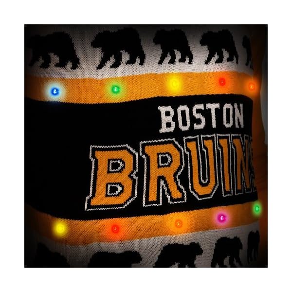Boston Bruins One Too Many Light Up Sweater - Mens Extra Large - Image 5