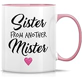 Retreez Funny Mug - Sister From Another Mister 11 Oz Ceramic Coffee Mugs - Funny, Sarcasm, Sarcastic, Motivational, Inspirati