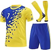 RIKPR Children's soccer jersey youth sportswear kids training uniforms boys and grils gifts for football fans