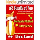 #3 Bundle of Fun - Humorous Cozy Mysteries - Funny Adventures of Mina Kitchen - with Recipes: Perfectly Pickled + Juicy Jersey - Books 4 + 5 (Mina Kitchen Cozy Mystery Series - Bundle)