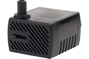 Little Giant PES-40-PW 115-Volt, 45 GPH Magnetic Drive Fountain Pump with 6-Ft. Cord, Black, 566713