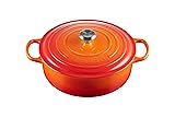 Le Creuset Enameled Cast Iron Signature Round Wide
