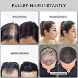 THICK FIBER Hair Fibres 25g Black - Hair Loss Concealer for Women & Men view 4