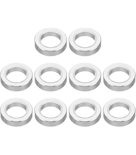 PATIKIL M10 Aluminum Spacers,10 Pcs Metal Spacer Aluminum