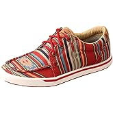 Twisted X Women's Hooey Loper, Moc Toe, Fiesta Aztec, 7 M