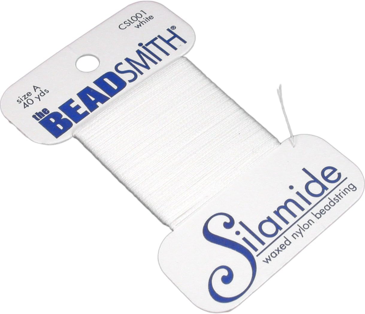BeadSmith Silamide A Nylon Thread 40 Yd WHITE Amazon.ca Home & Kitchen