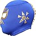 Deportes Martinez Lucha Libre Mexican Wrestling Pro-Fit Lycra Luchador Mask Adult Size (Mistico Blue Golden)
