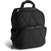 Vera Bradley Women's Featherweight Small Banbury Backpack, Moonless Night, One Size