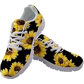Jeiento Women Trainers Sports Running Shoes Causal Travel Walking Flat Shoe Lace-up Breathable for Lady Teenager Girls