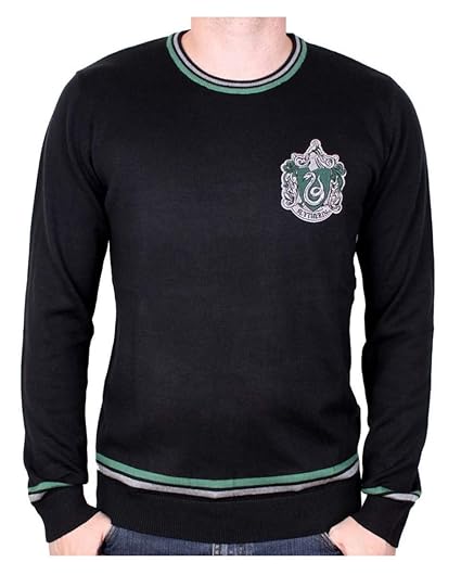 Harry Potter Slytherin Pullover für Erwachsene Harry Potter & Draco Malfoy Fans XL