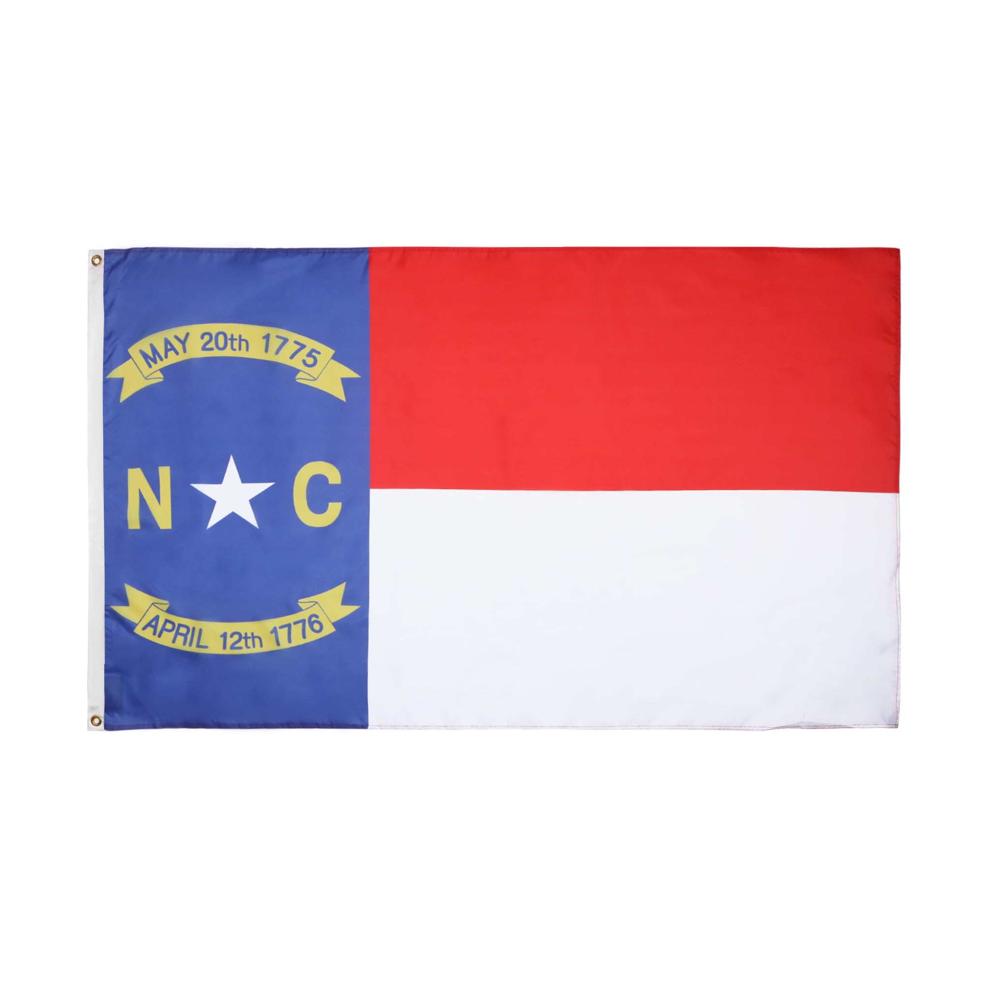 AZ FLAG - North Carolina Flag - 2x3 Ft - 100D Polyester Us State Of Caroline Du Nord Banner with Two Metal Grommets - Fade Resistant - Vivid Colors - 2' x 3' Feet - 90x60 Cm — image 1
