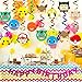 MALLMALL6 30Pcs Pikachu Swirls Decorations Pikachu Birthday Party Decoration Supplies Hanging Whirl Streamers Anime Ceiling Spiral Room Decor Video Game Party Favors Pikachu Stickers for Kids