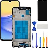 for Samsung Galaxy A15 5G Screen Replacement with Frame | for Samsung A15 4G A155 / 5G A156u A156w s156vl LCD Touch Display digitizer Assembly with Repair Kits