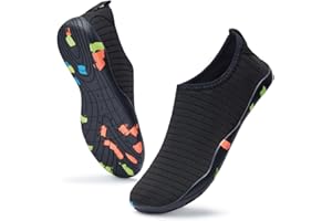 ATHMILE Water Shoes for Women Men River Aqua Shoes Barefoot Sport Quick-Dry Adult Swim Shoes for Beach Lake Pool Hiking Surfing Kayaking Camping Size