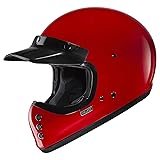 HJC V60 Men's Cruiser Motorcycle Helmet - Deep Red