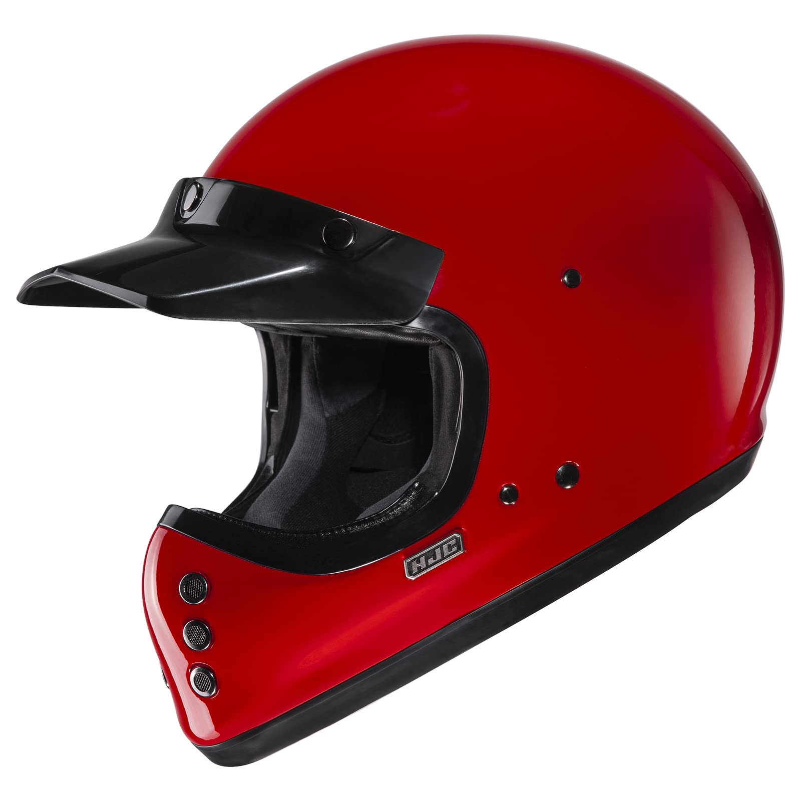 HJC V60 Men's Cruiser Motorcycle Helmet - Deep Red