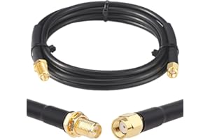 RP-SMA Male to RP-SMA Female Cable 6ft, XRDS -RF Low Loss RG58 RP-SMA Cable WiFi Antenna Extension Coax Cable for WiFi LAN Ro