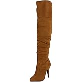 Forever Link Focus-33 36 Women's Fashion Stylish Pull On Over Knee High Sexy Boots