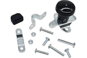 NOTONPARTS Steering Wheel Ball Handle Knob WSV124B 5A6BL with Rubber Sleeve Compatible with John Deere Tractor Mower Backhoe Loader Combine and Many Other Heavy Equipments of Other Brands