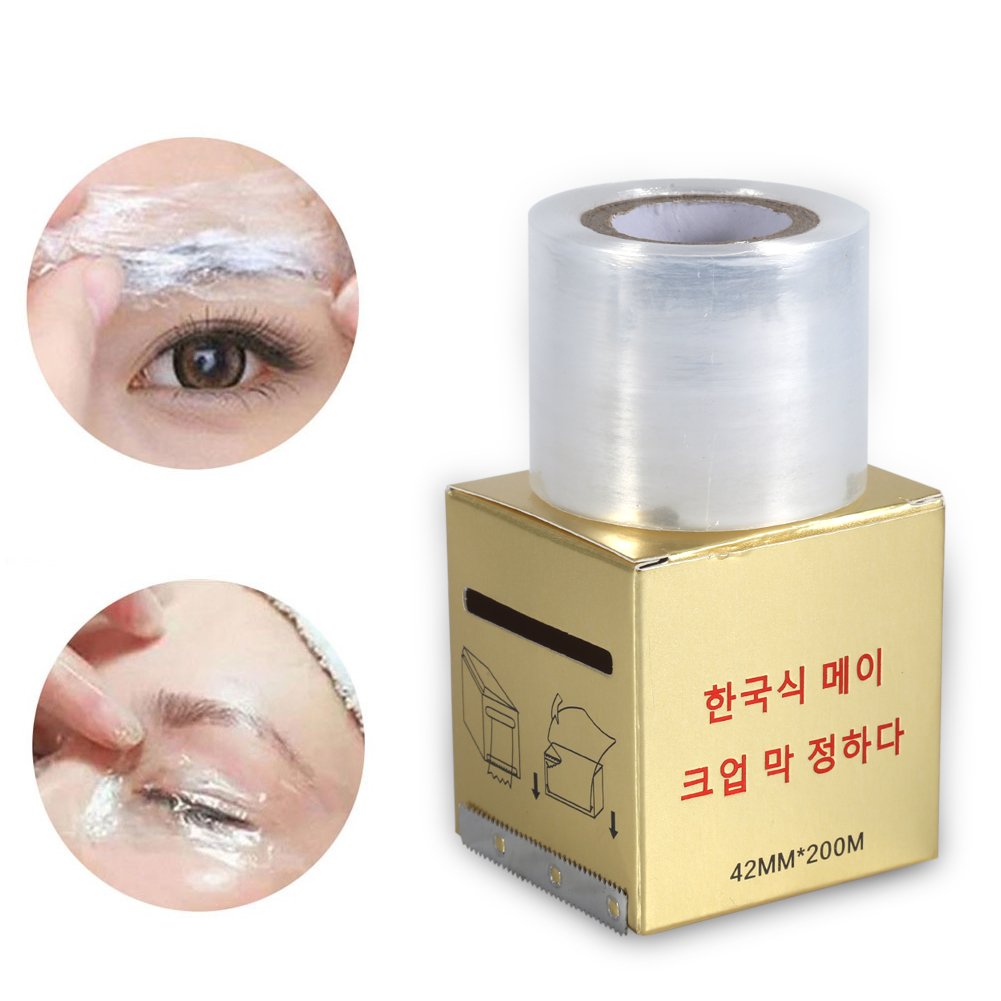 1 Roll Tattoo Cover Film, Tattoo Eyebrow Film, Embroidered Eyebrow Wrap Barrier Film, Disposable Hygiene Tattoo Preservation Film