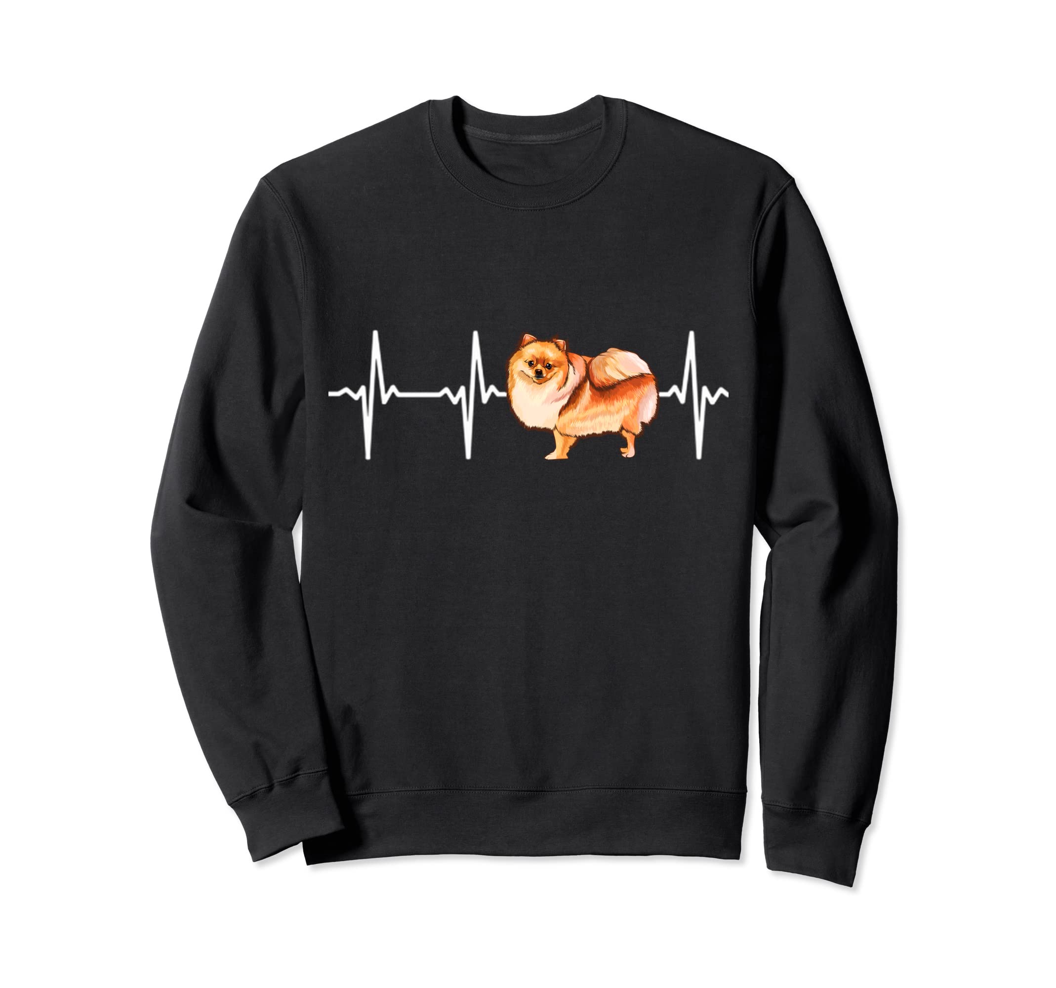 Pomeranian Heartbeat Love My Dog Sweatshirt