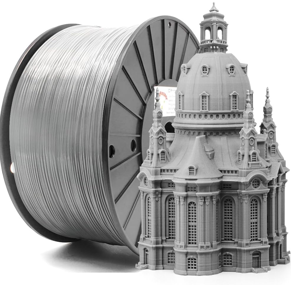 Reprapper Gray PLA Filament for 3D Printer & 3D Pen 1.75mm (± 0.03mm) 6.6lb (3kg)