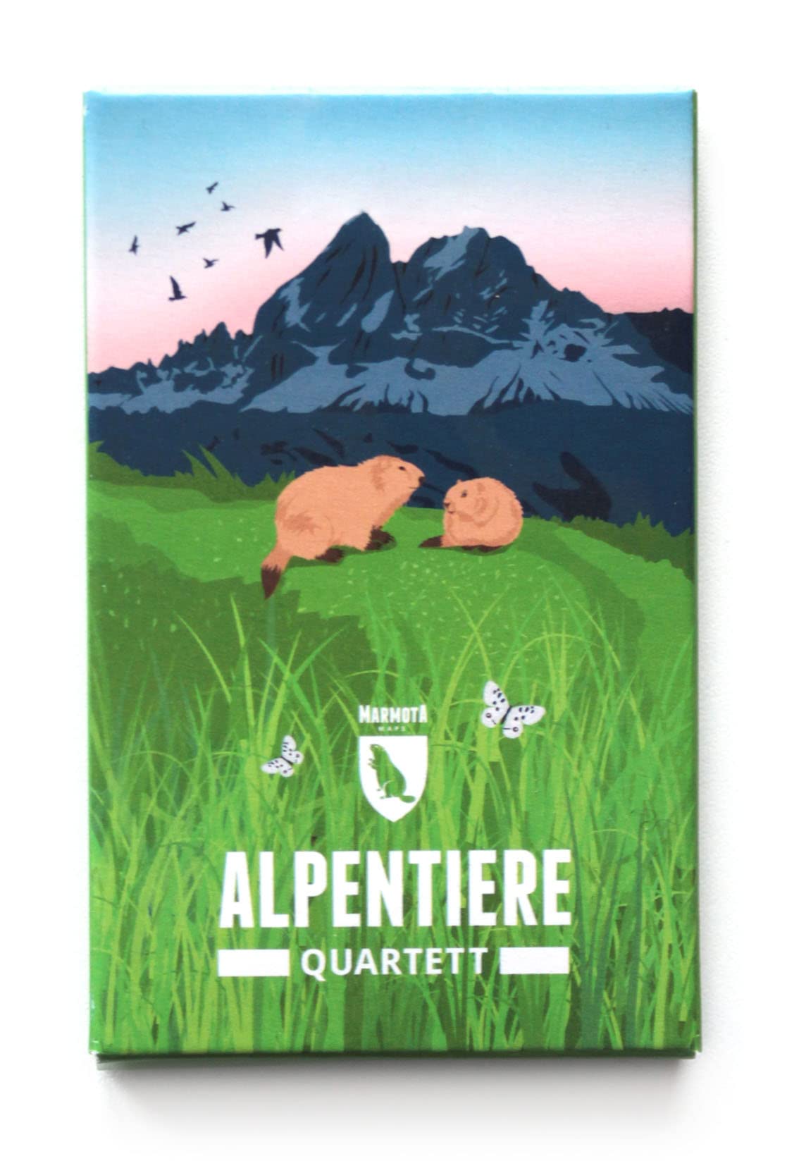 Marmota Maps Alptiere-Quartet - 32 animals from the Alps
