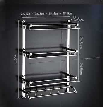 Badezimmer Regal Glas Wand