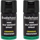 Safehaus Mini "Criminal Identifier" Self Defence Spray (Pack of 2)