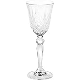 Lorren Home Trends Crystal Melodia Collection Liquor Glass Set (Pack of 6)