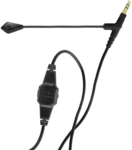Cable De Audio Con Micrófono Geekria Para Sony Auriculares - 3.5 Mm, 1.2 M, Compatible Con WH-1000XM5, XB950BT, Etc.