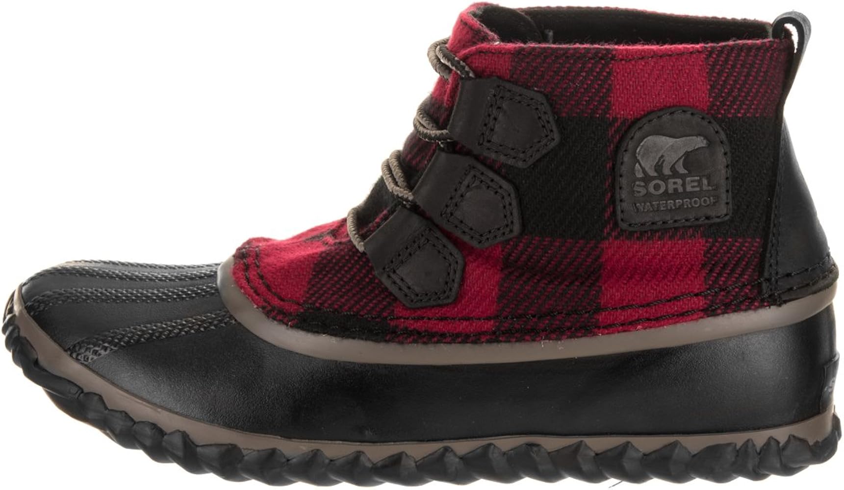 sorel plaid duck boots