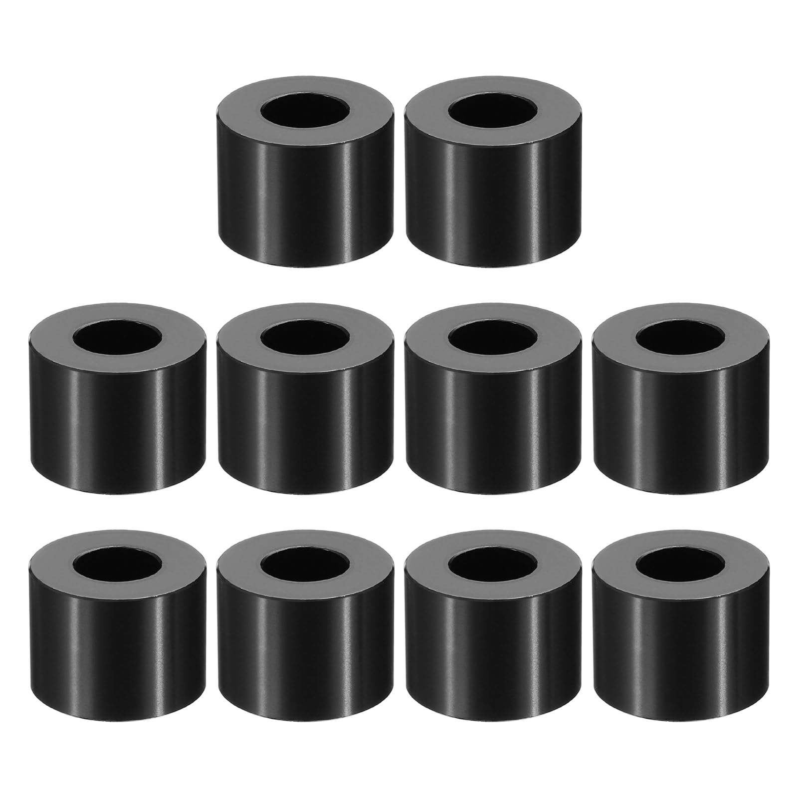 PATIKIL M12 Aluminum Spacers, 10 Pcs Metal Spacer Aluminum M12 x 1" OD x 3/4" L Aluminum Spacer Screw Standoff Round for 1/2" or M12 Screw Bolts