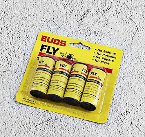 Lunkener Cockroach Trap Sticky with Bait Non-Toxic, Cockroach House Included Bait Cockroach Sticker Eliminate Flies - 4 Pcs/Set