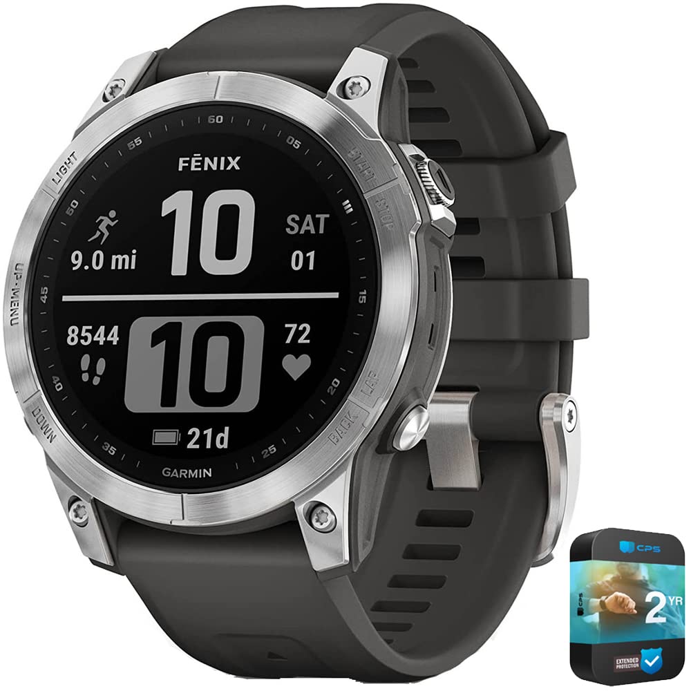 Garmin 010-02540-00 Fenix 7 Smartwatch Silver with